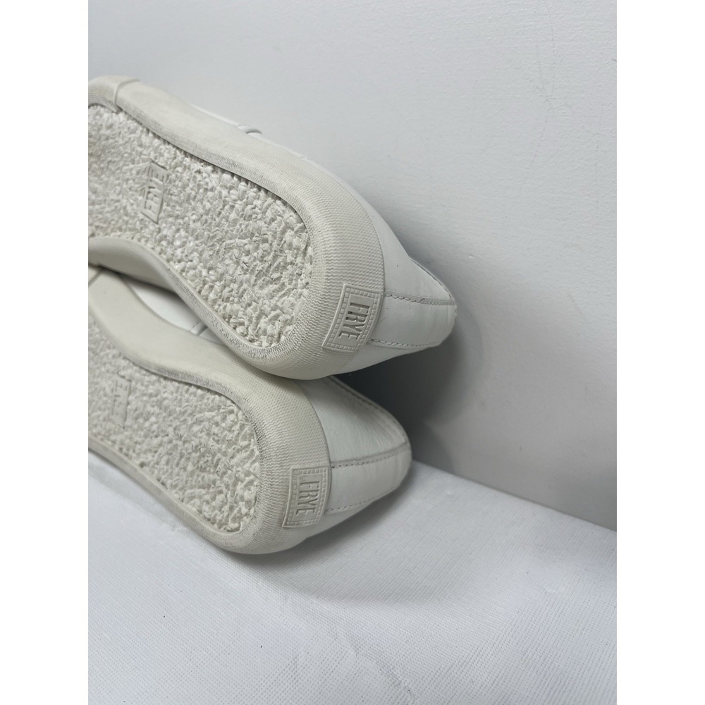 Frye Womens Maya CVO Slip On Sneakers White Leather Shoes 9M Casual Classic Fest - Picture 13 of 16